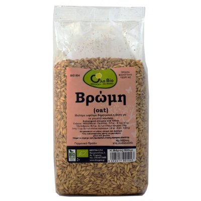 Βιολογικοί Σπόροι Βρώμης Όλα Bio 500gr