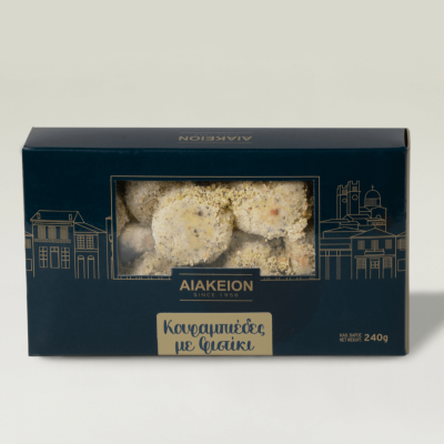 Κουραμπιέδες με Φιστίκι Αιάκειον 240gr