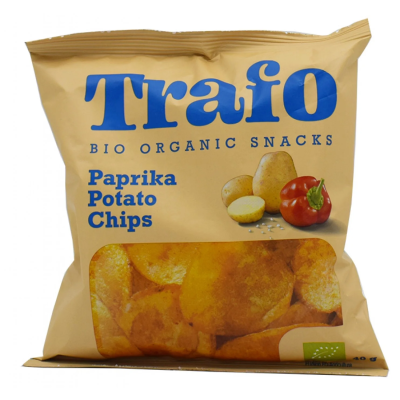 Βιολογικά Chips Πατάτας με Πάπρικα Trafo 40gr