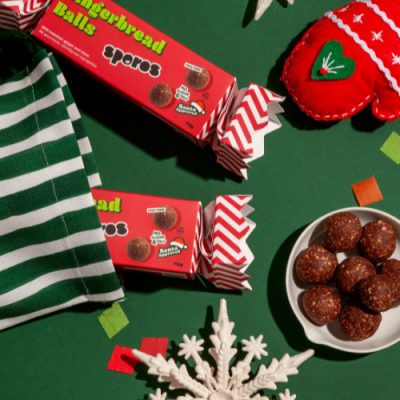 Βρεφικά Gingerbread Balls με Φουντούκι, Τζίντζερ & Γαρύφαλλο +12 μηνών Sporos (x8 balls) 112gr