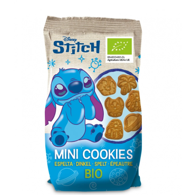 Βιολογικά Μπισκότα Ντίνκελ σε Stitch Σχέδια Tasty & Unique 100gr