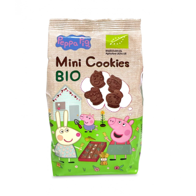 Βιολογικά Μπισκότα με Κακάο σε Peppa Pig Σχέδια Tasty & Unique 100gr