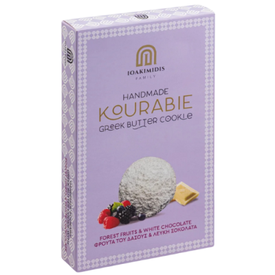 Κουραμπιέδες με Φρούτα του Δάσους & Λευκή Σοκολάτα Kourabie Ioakimidis 200gr